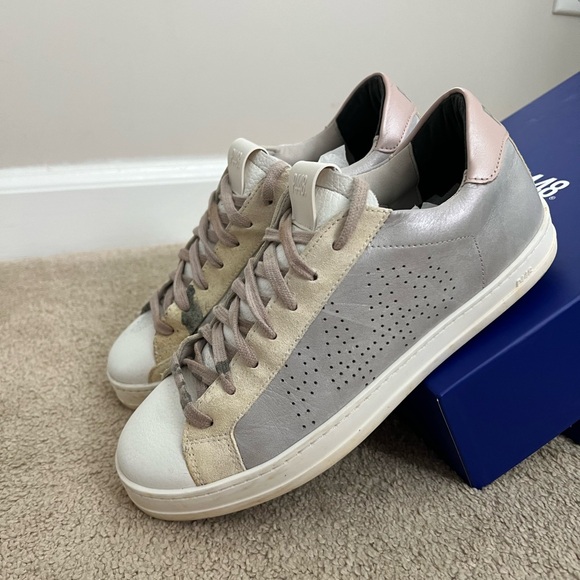 P448 John Sneaker size 7 (37) Pink, Silver & White - read description for more - Picture 4 of 8